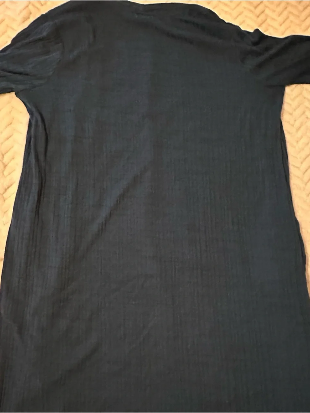 Maurices Dark Teal Blue Size XL Ribbed Extra Long Button Cardigan - Picture 8 of 10